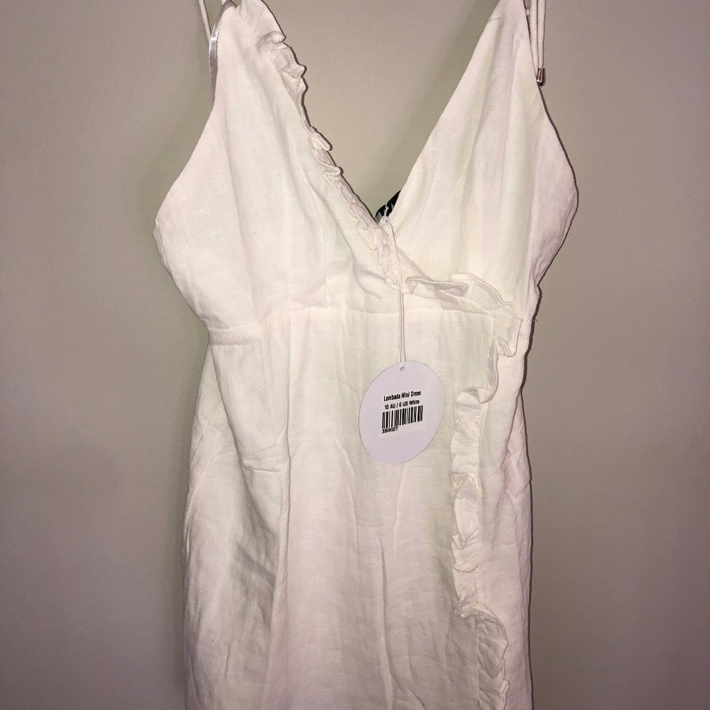 Princess Polly White Lambada Dress